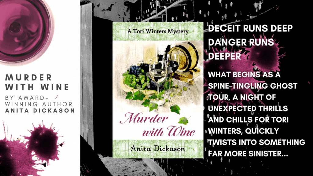 Murder With Wine blog banner